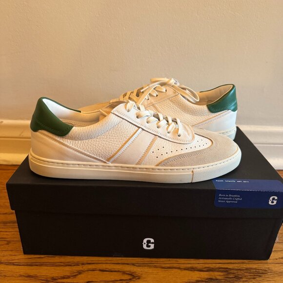 GREATS - The Charlie (Mens) Color: Blanco Green. Size: 9. Brand New In Box - Picture 1 of 7